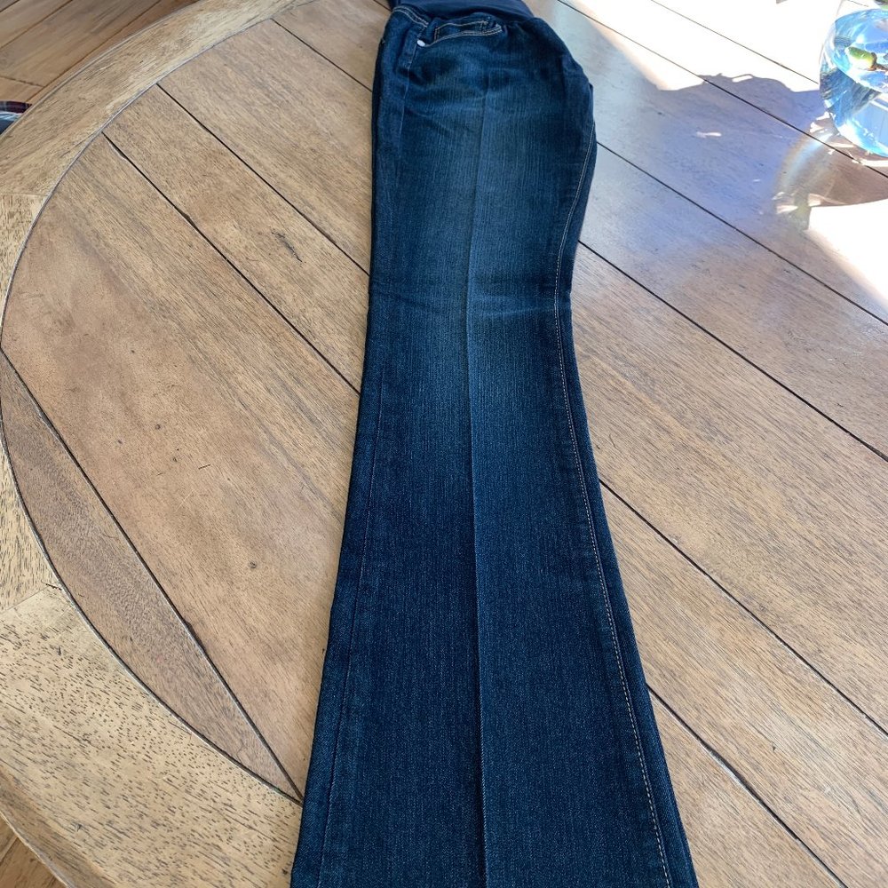 Paige Maternity Skyline Bootcut Panel Jeans 25